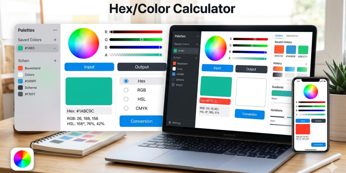 Hex/Color Calculator Convert HEX, RGB, HSL & Color Codes Online Free