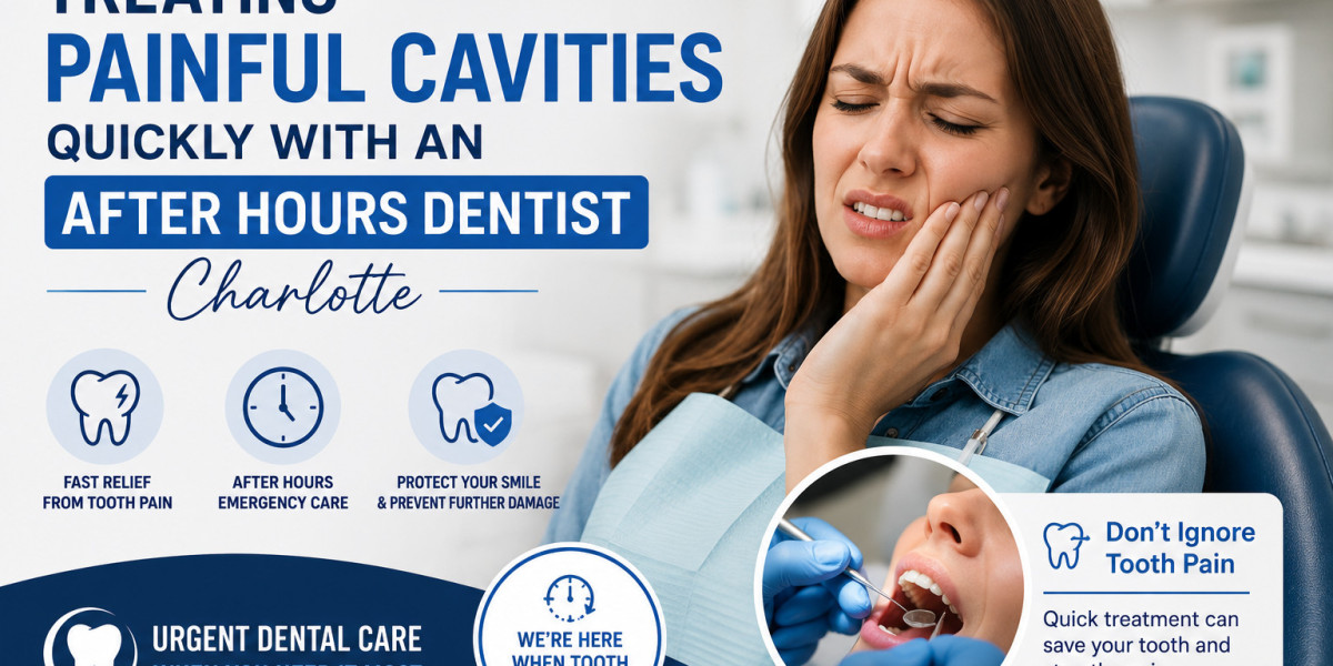Treating Painful Cavities Quickly with an After Hours Dentist Charlotte