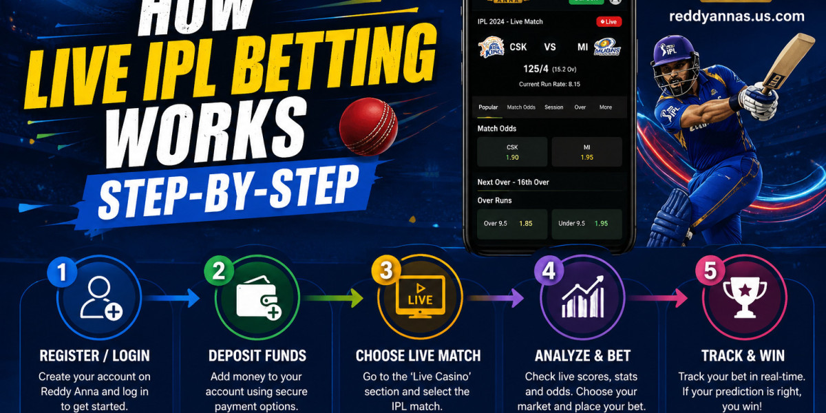How Live IPL Betting Works Step-by-Step