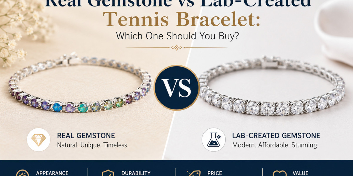 Real Gemstone vs Lab-Created Tennis Bracelet: Which One Should You Buy?